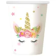 kubeczki papierowe jednorozec unicorn godan 266 ml 6 szt