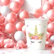 kubeczki papierowe jednorozec unicorn godan 266 ml 6 szt