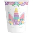 kubeczki papierowe jednorozec unicorn partypal 220 ml 6 szt