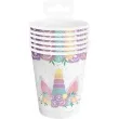 kubeczki papierowe jednorozec unicorn partypal 220 ml 6 szt