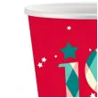 kubeczki papierowe joy swiateczne czerwony godan 250 ml 6 szt