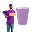 kubeczki papierowe klasyczne fioletowe godan 250 ml 6 szt