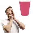 kubeczki papierowe klasyczne magenta godan 250 ml 6 szt