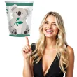 kubeczki papierowe koala amscan 250 ml 8 szt
