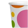 kubeczki papierowe kolorowe groszki amscan 250 ml 8 szt
