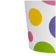 kubeczki papierowe kolorowe groszki amscan 250 ml 8 szt