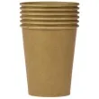 kubeczki papierowe kraft brazowe arpex 250 ml 6 szt