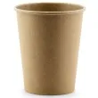 kubeczki papierowe kraft brazowe partydeco 220 ml 6 szt