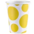 kubeczki papierowe kropki amscan 266 ml 8 szt