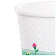 kubeczki papierowe kwiaty floral fairy godan 266 ml 8 szt
