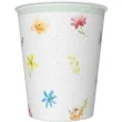 kubeczki papierowe kwiaty wiosna maki 250 ml 8 szt