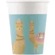 kubeczki papierowe llama decorata procos 200 ml 8 szt
