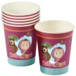 kubeczki papierowe masha and the bear masha i niedzwiedz smiffys 266 ml 8 szt