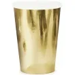 kubeczki papierowe metalic zloty partydeco 220 ml 6 szt