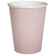 kubeczki papierowe monocolor rozowy jasny paw 250 ml 10 szt