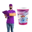kubeczki papierowe my little pony kolorowe amscan 250 ml