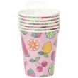 kubeczki papierowe owocowe arbuzy rozowe partypal 6 szt