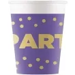 kubeczki papierowe party hot stamp procos 200 ml 8 szt