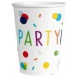 kubeczki papierowe party konfetti amscan 250 ml 8 szt
