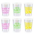 kubeczki papierowe party mix holograficzne partydeco 360 ml 6 szt