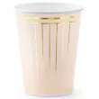 kubeczki papierowe paski partydeco 260 ml 6 szt