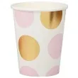 kubeczki papierowe pattern works pink dots neviti 230 ml 8 szt