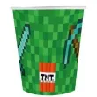 kubeczki papierowe piksel zielony congee 250ml 6 szt