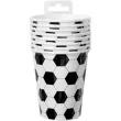 kubeczki papierowe pilka nozna pd football pd party 250 ml 8 szt