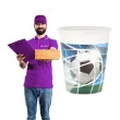 kubeczki papierowe pilka nozna soccer fans procos 200 ml 8 szt