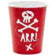 kubeczki papierowe piraci partydeco 220 ml 6 szt
