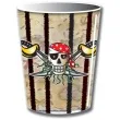 kubeczki papierowe piracka czaszka folat 250 ml 8 szt