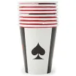 kubeczki papierowe place your bets amscan 266 ml 8 szt