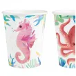 kubeczki papierowe podwodne zwierzeta ocean partypal 220 ml 6 szt