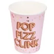 kubeczki papierowe pop fizz clink glitz glamour rozowo zlote neviti 270 ml 8 szt