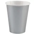kubeczki papierowe premium amscan srebrny 266 ml 20 szt