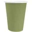 kubeczki papierowe premium oliwkowe santex 250 ml 10 szt