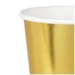 kubeczki papierowe premium zlote partypal 220ml 6 szt