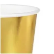 kubeczki papierowe premium zlote partypal 220ml 6 szt