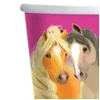 kubeczki papierowe pretty pony amscan 250 ml 8 szt