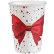 kubeczki papierowe prezent swiateczny santex 250 ml 10 szt