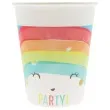 kubeczki papierowe rainbow party tecza procos 200 ml 8 szt