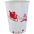 kubeczki papierowe sanie swietego mikolaja santex 250 ml 10 szt