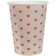 kubeczki papierowe serduszka santex 250 ml 10 szt