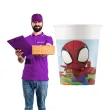 kubeczki papierowe spider man spidey his amazing friends procos 200 ml 8 szt