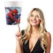kubeczki papierowe spiderman procos 200 ml 8 szt