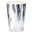 kubeczki papierowe srebrne partydeco 220ml 6 sztuk