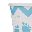 kubeczki papierowe stopki blekitny partypal 220 ml 6 szt