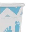 kubeczki papierowe stopki blekitny partypal 220 ml 6 szt