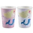 kubeczki papierowe syrenka be a mermaid mix amscan 250 ml 8 szt