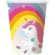 kubeczki papierowe teczowy jednorozec godan 266 ml 6 szt